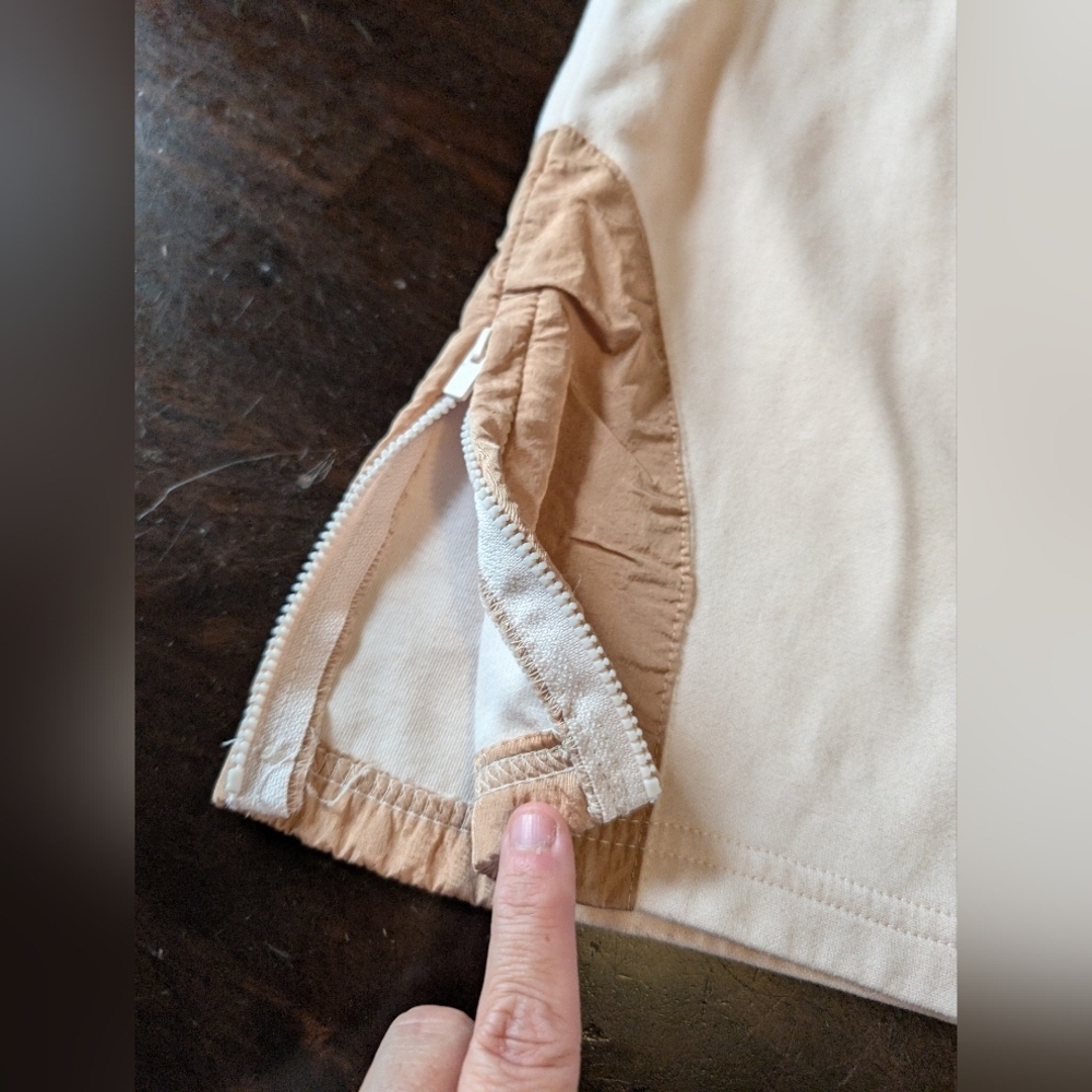 Free People Movement Flurry Pants, Women's Medium, Cream/Pink - Picture 2 of 9